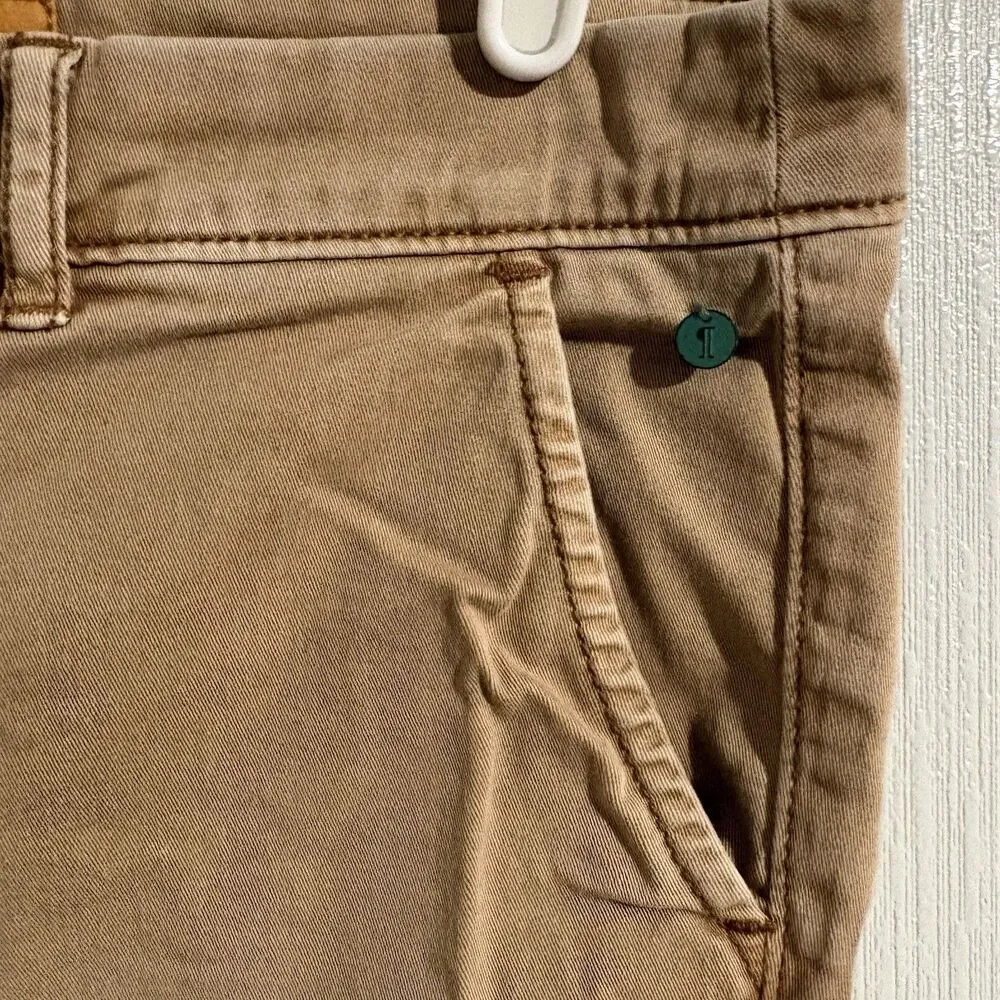 Pilcro Hyphen Shorts Tan Chino Casual Work Business Prep Anthropologie Womens 27